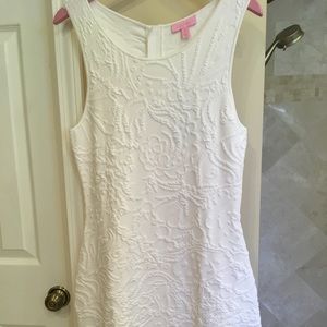 Lilly Pulitzer white sheath dress